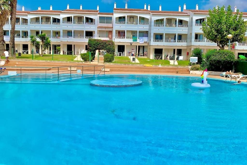 Algaiarens Apto Con Piscina Y Junto A La Playa Cala'N Blanes  Ngoại thất bức ảnh