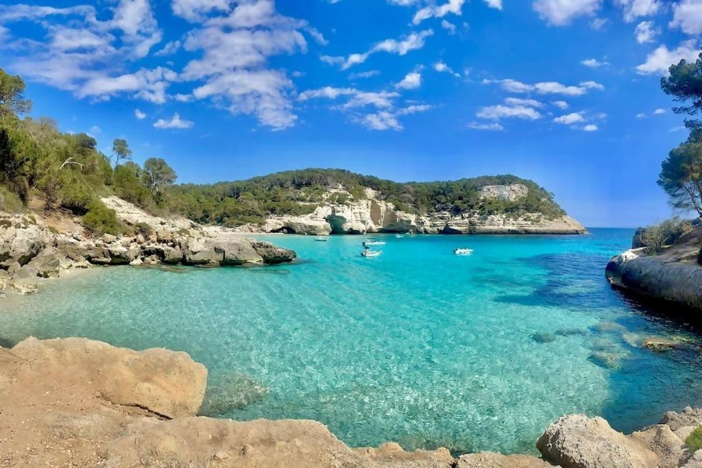 Algaiarens Apto Con Piscina Y Junto A La Playa Cala'N Blanes  Ngoại thất bức ảnh