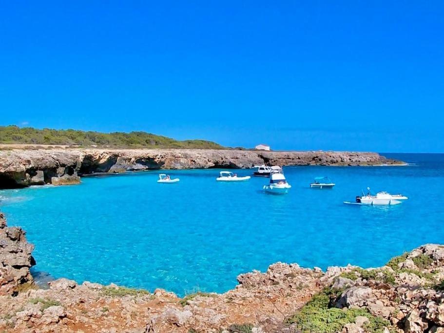 Algaiarens Apto Con Piscina Y Junto A La Playa Cala'N Blanes  Ngoại thất bức ảnh